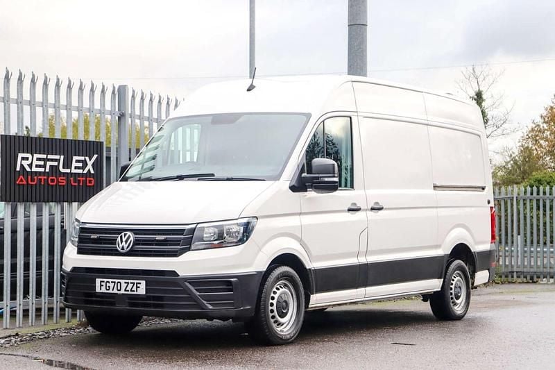 White Used 2020 VW Crafter Trendline Van | £18,834 (Fair price) - Image 1/4