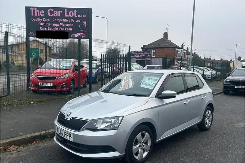 Silver Used 2017 Skoda Fabia SE Hatchback | £6,494 (Good price) - Image 1/1
