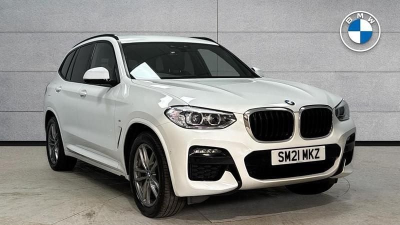 Used BMW X3 M Sport 187 HP (137 kW) 2021 White SUV
