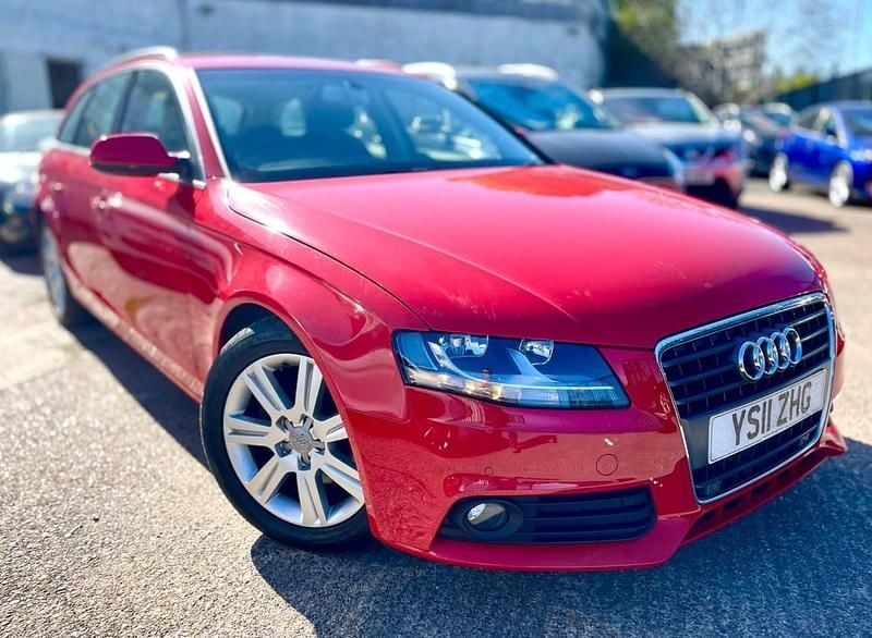 Used Audi A4 2011 Red Estate