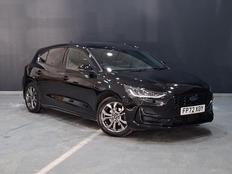 Black Used 2023 Ford Focus ST-Line Hatchback | £15,498 (Fair price) - Image 1/4