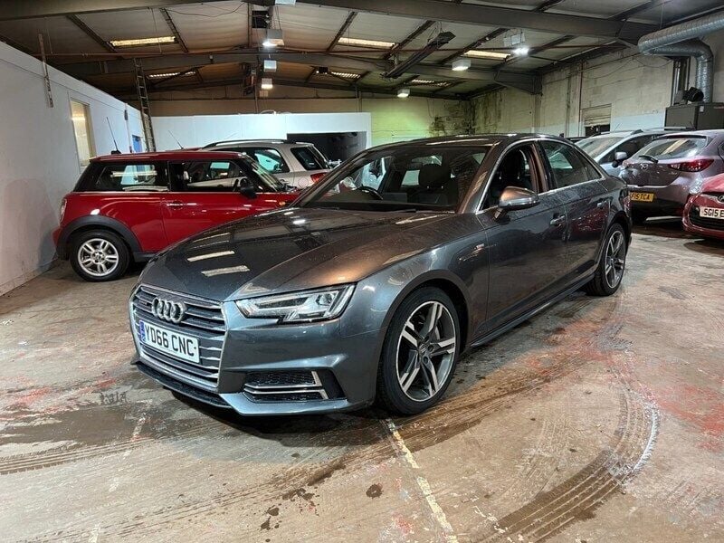Grey Used 2016 Audi A4 S-Line Sedan | £7,000 (Good price) - Image 1/4