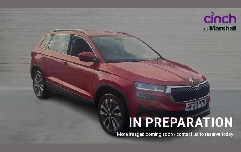 Used Skoda Karoq SE L 147 HP (108 kW) 2023 Red SUV
