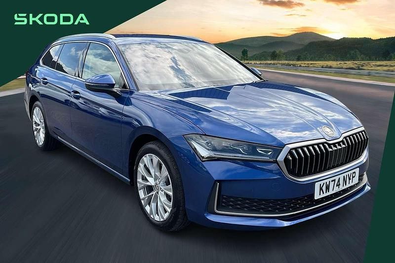 Blue Used 2025 Skoda Superb SE L Estate | £31,395 (Expensive) - Image 1/4