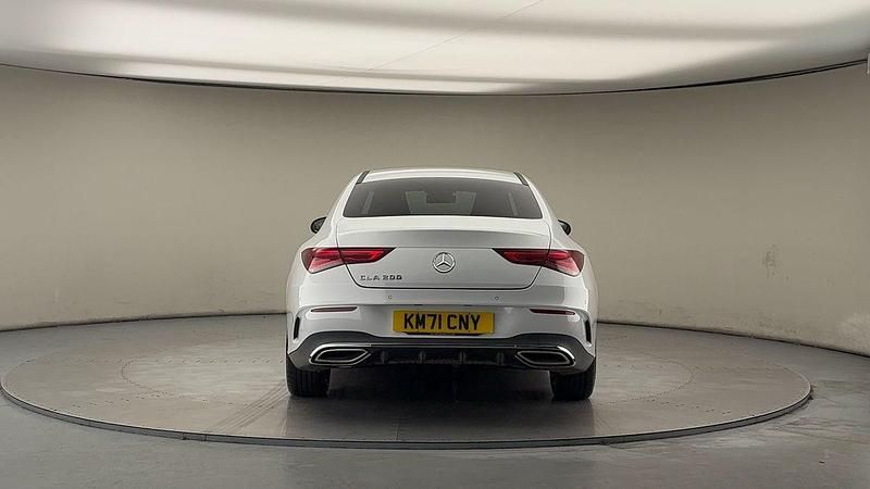 Used Mercedes CLA200 AMG line 2021 White Coupe