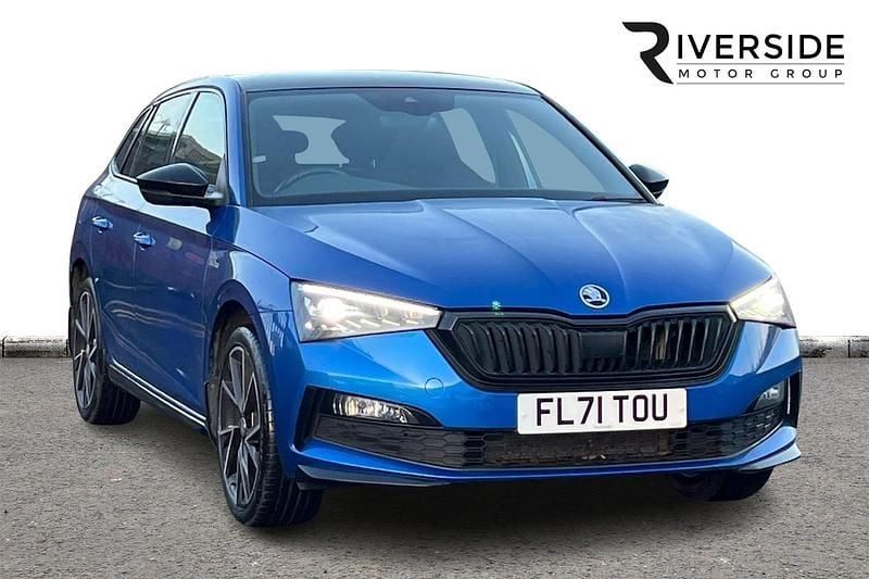 Blue Used 2021 Skoda Scala Monte Carlo Hatchback | £14,990 (Fair price) - Image 1/4