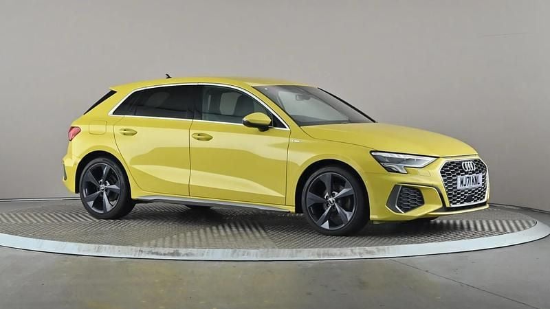 Yellow Used 2021 Audi A3 Comfort Hatchback | £17,498 (Fair price) - Image 1/4