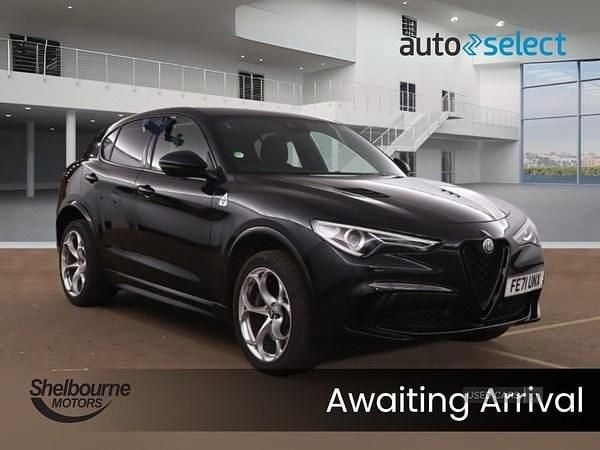 Black Used 2021 Alfa Romeo Stelvio Quadrifoglio SUV | £47,495 (A bit pricey) - Image 1/4