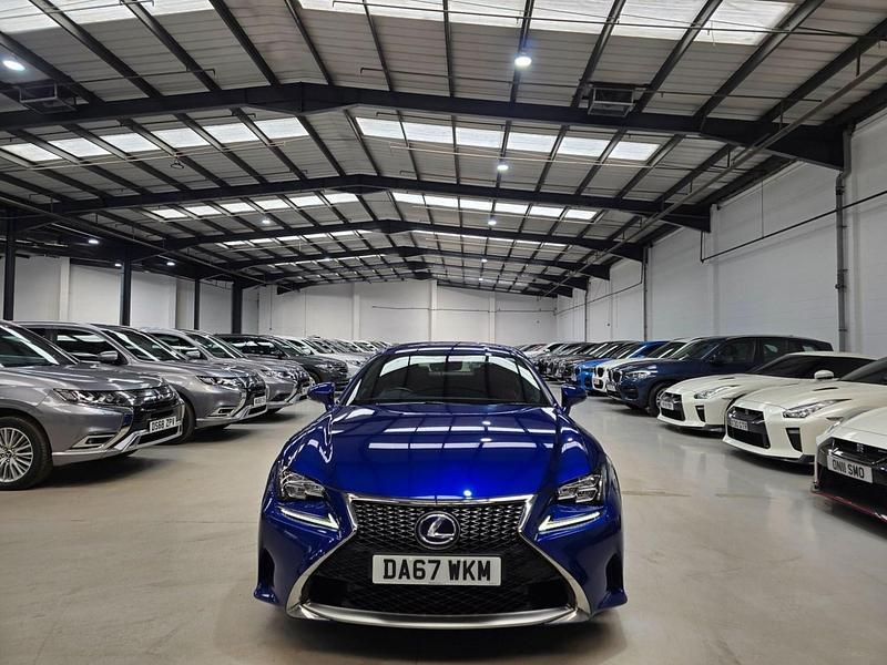 Used Lexus RC300h Sport Line 2017 Blue Coupe