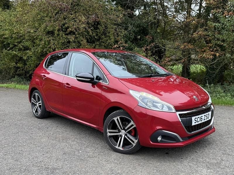 Red Used 2016 Peugeot 208 GT-line Hatchback | £5,499 (Fair price) - Image 1/4