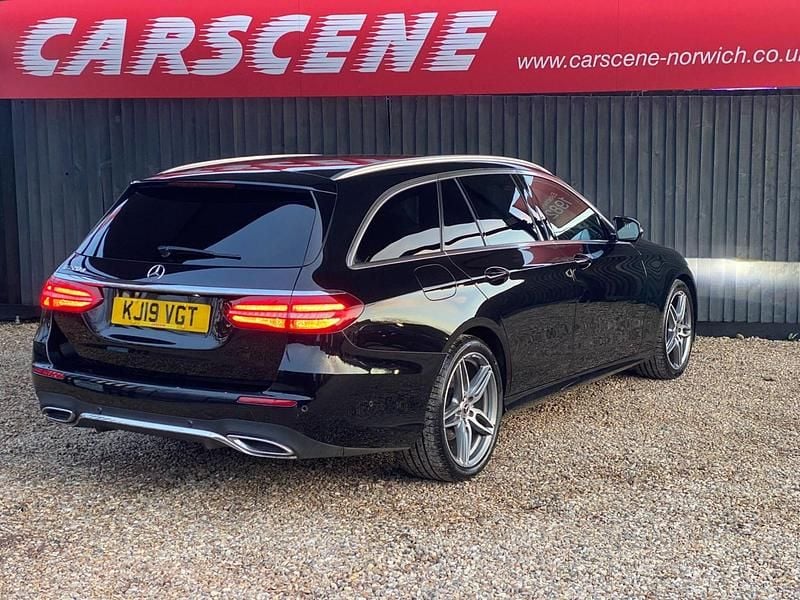 Used Mercedes E220 AMG line 2019 Black Estate