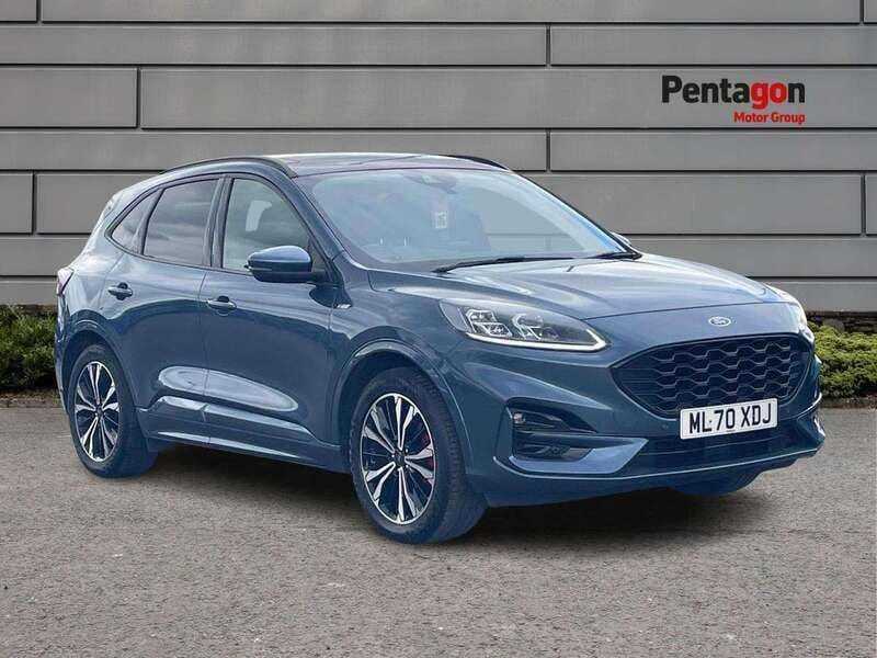 Chrome blue premium paint Used 2020 Ford Kuga ST-Line X SUV | £16,497 (Good price) - Image 1/4
