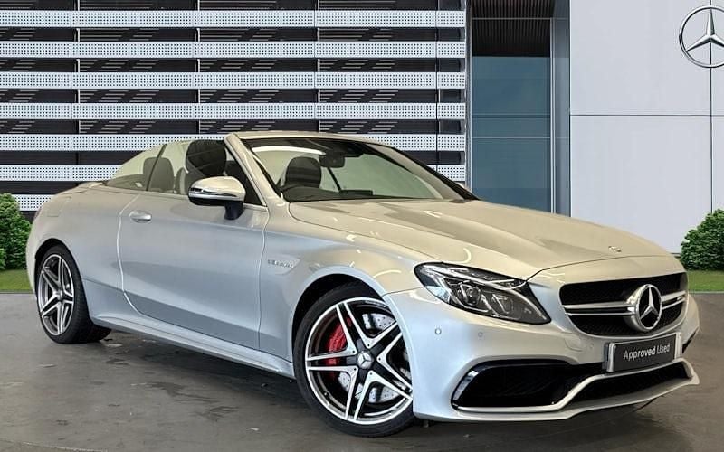 Silver Used 2017 Mercedes C63S AMG Premium Cabriolet | £32,595 (Good price) - Image 1/4