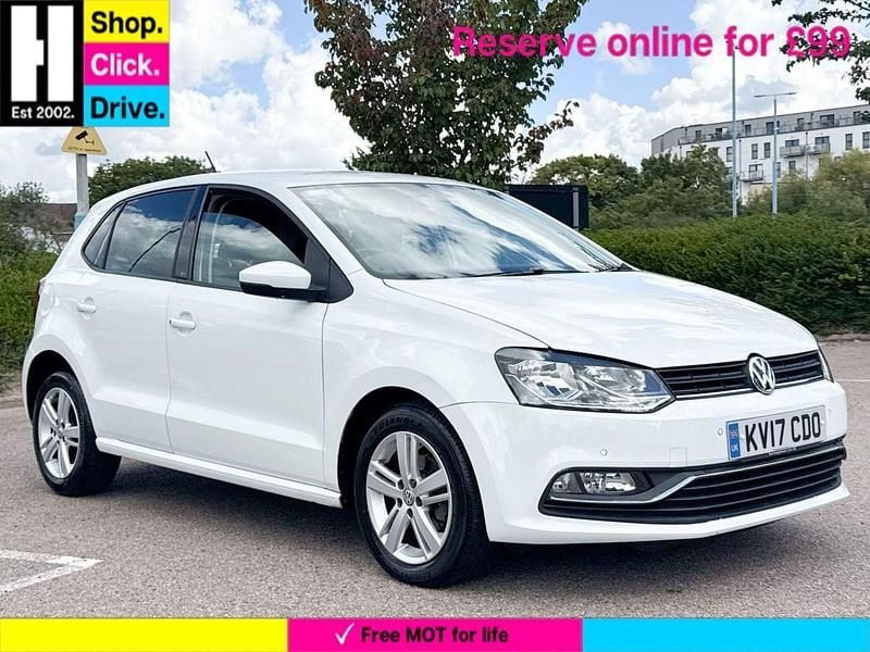 White Used 2017 VW Polo Edition Hatchback | £8,801 (Super price) - Image 1/3