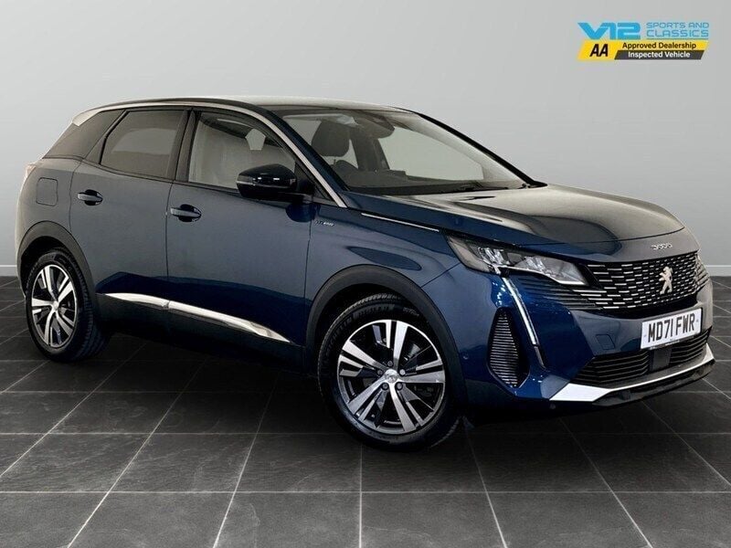 Blue Used 2022 Peugeot 3008 Allure Hatchback | £15,495 (Good price) - Image 1/2