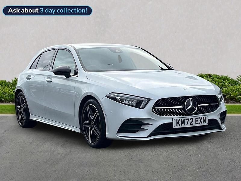 White Used 2022 Mercedes A180 Executive Hatchback | £21,299 (Fair price) - Image 1/2