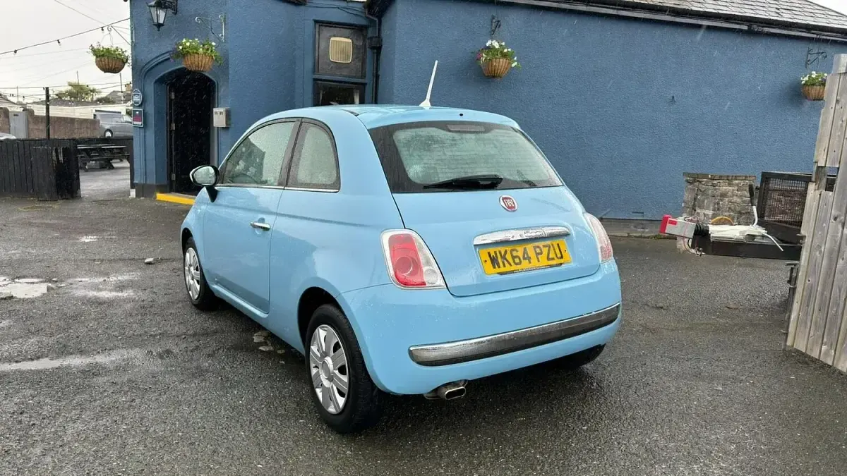 Used Fiat 500 69 HP (50 kW) 2014 Blue Hatchback