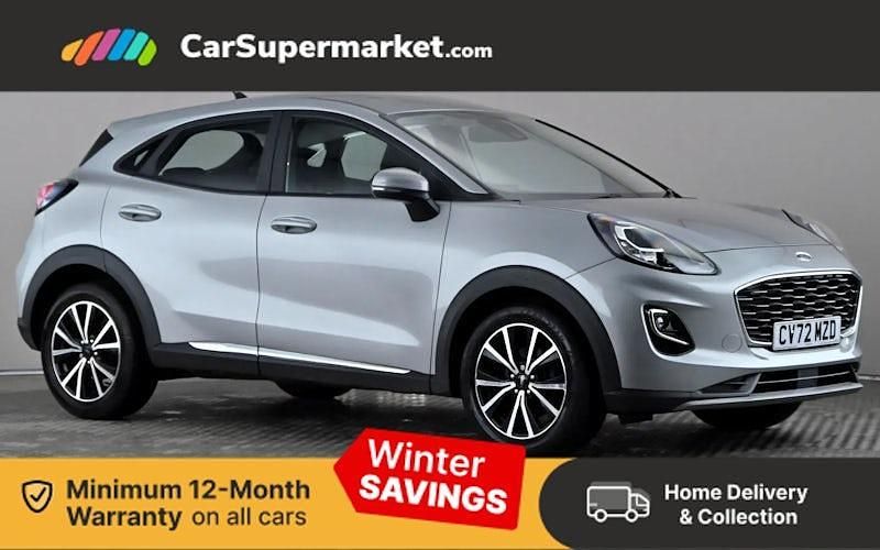 Silver Used 2022 Ford Puma Titanium Hatchback | £13,197 (Good price) - Image 1/3
