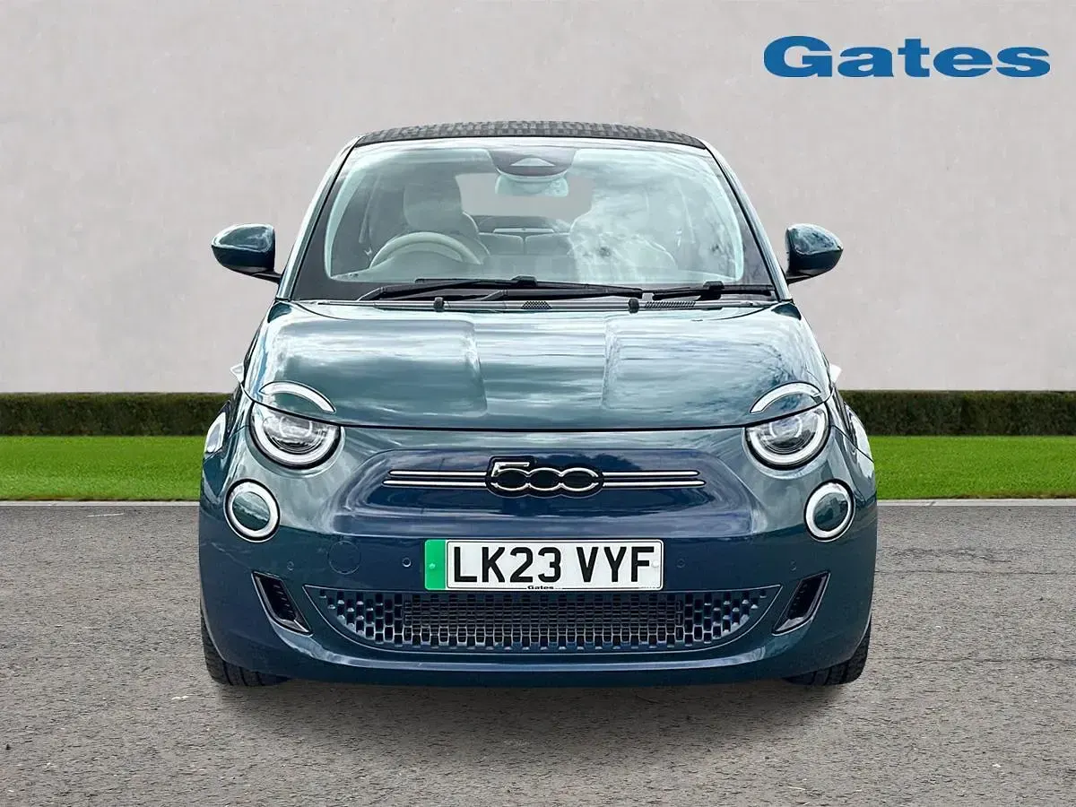 Used Fiat 500e La Prima 86 kW (118 HP) 2023 Green Cabriolet