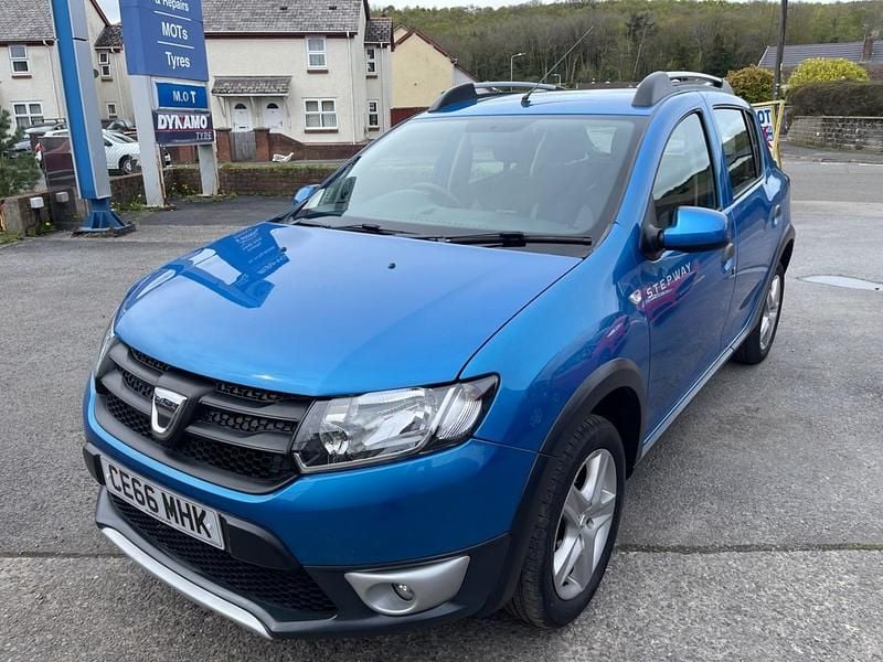 Used Dacia Sandero Ambiance 90 HP (66 kW) 2016 Blue Hatchback