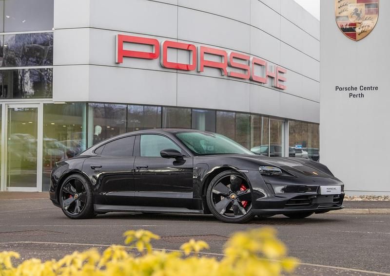 Used Porsche Taycan Performance Package 11 kW (15 HP) 2022 Black Sedan