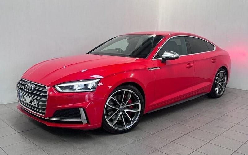 Red Used 2018 Audi S5 Sportback Advanced Hatchback | £21,890 (Fair price) - Image 1/4