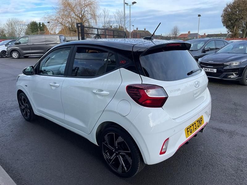 Used Hyundai i10 N Line 2023 White Hatchback