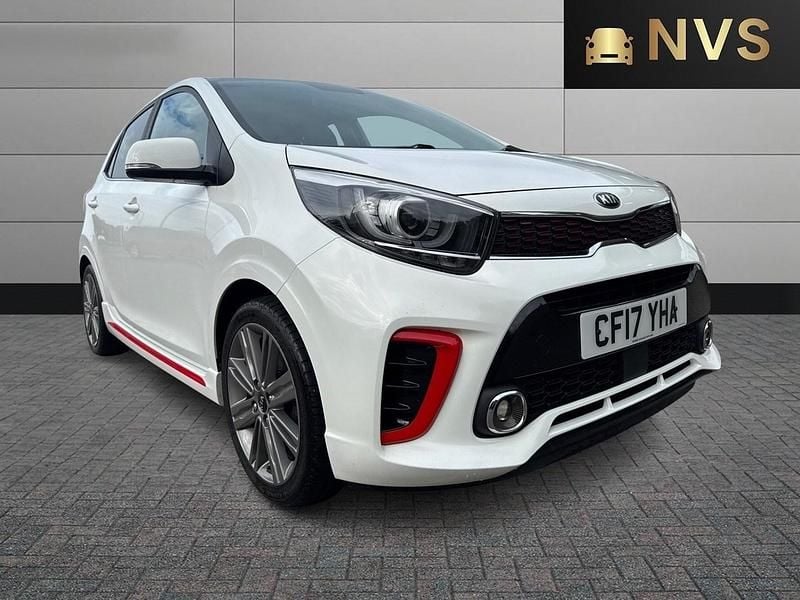 White Used 2017 Kia Picanto GT-Line Hatchback | £6,295 (Fair price) - Image 1/4