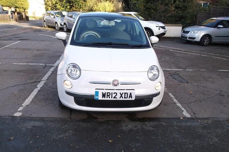 Used Fiat 500 Lounge 69 HP (50 kW) 2012 White Hatchback
