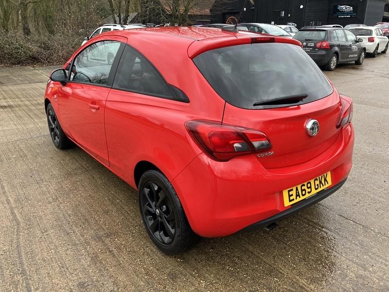 Used Vauxhall Corsa 75 HP (55 kW) 2019 Red Hatchback