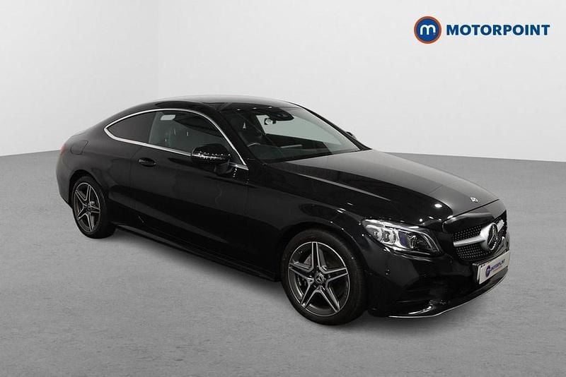 Black Used 2019 Mercedes C180 AMG Line Premium Coupe | £21,299 (Expensive) - Image 1/4