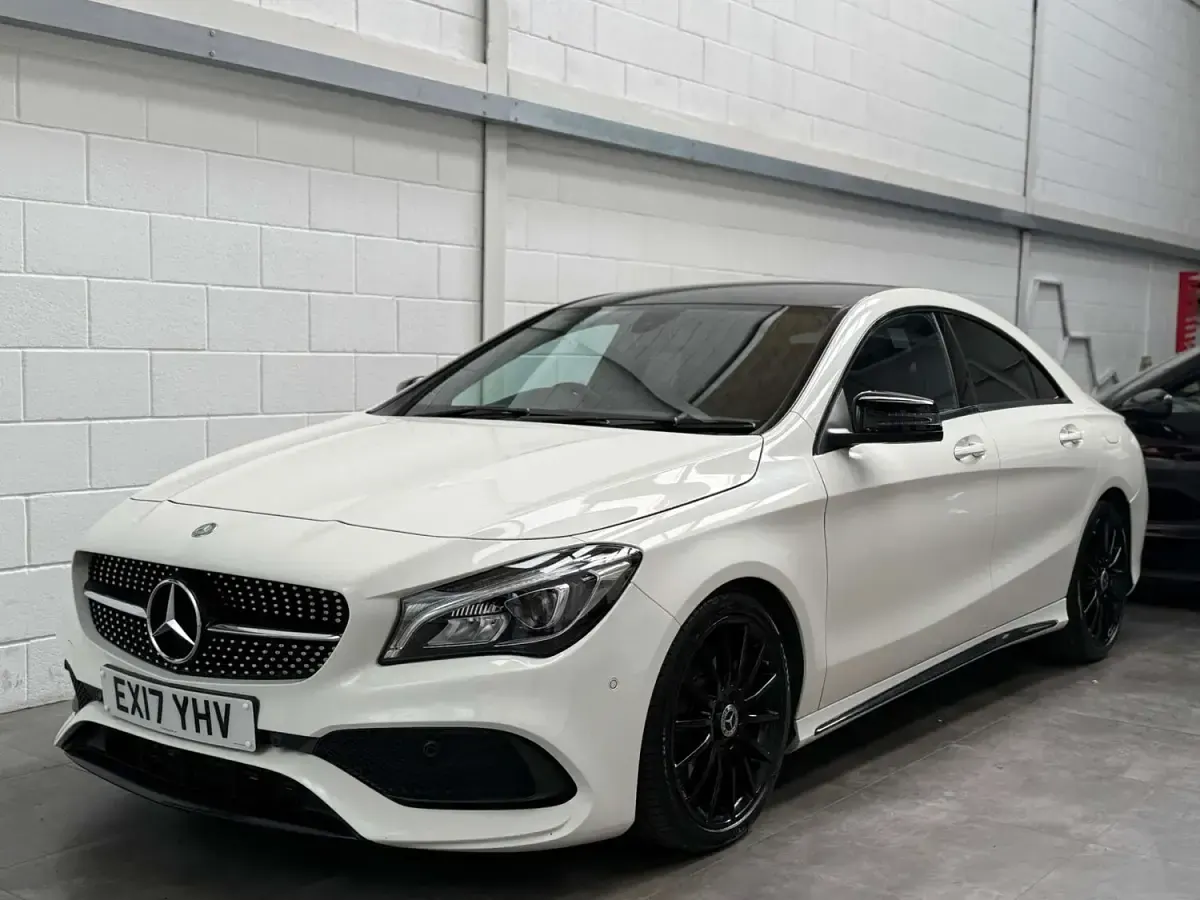 Used Mercedes CLA220 AMG line 2017 White Sedan