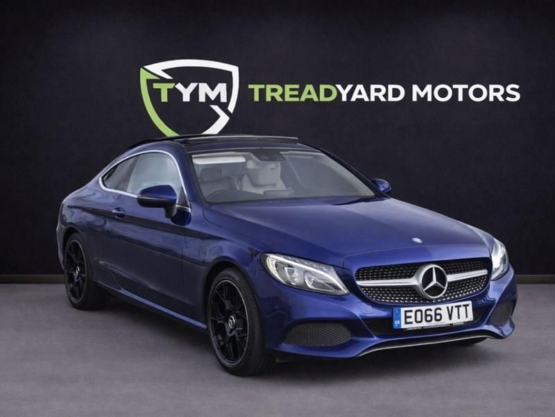 Used Mercedes C200 Premium Plus 184 HP (135 kW) 2016 Blue Coupe