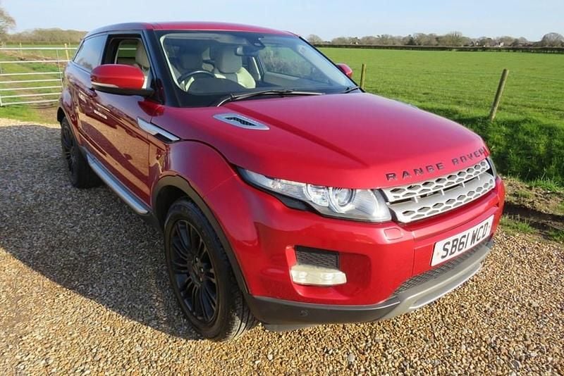 Used Land Rover Range Rover evoque Prestige 150 HP (110 kW) 2012 Red SUV