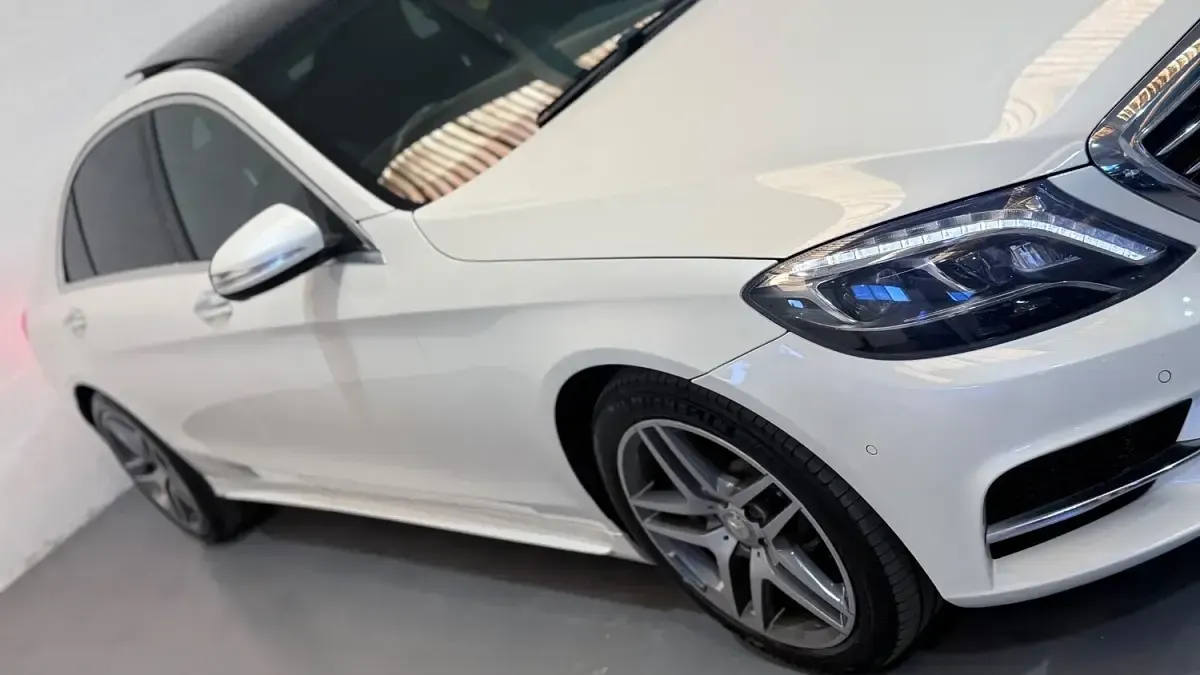 Used Mercedes S350L AMG line 254 HP (186 kW) 2015 White Sedan