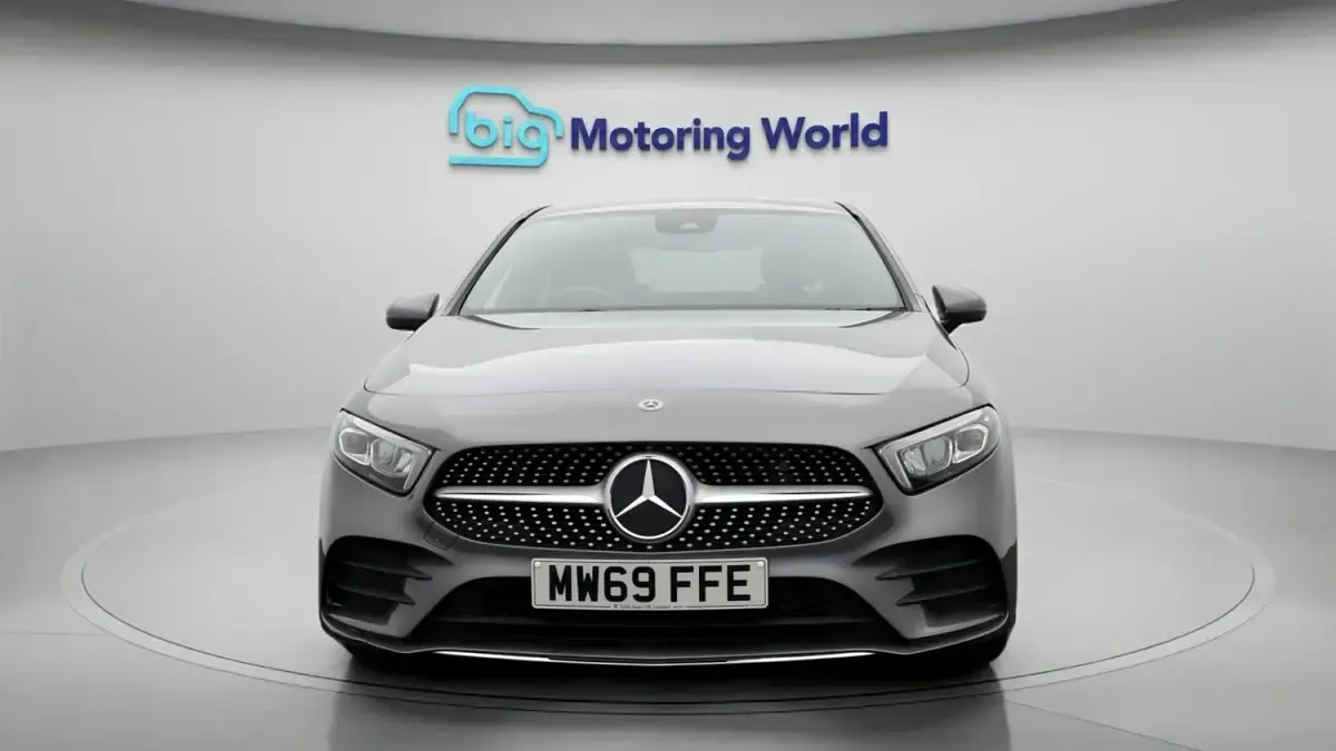 Used Mercedes A200 AMG line 163 HP (119 kW) 2019 Grey Sedan