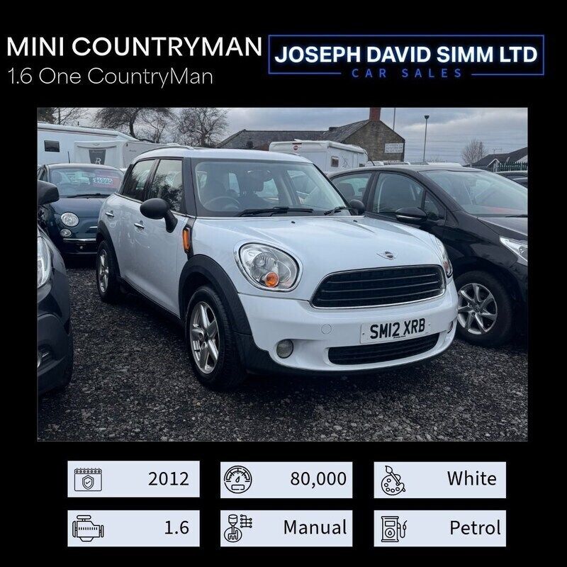 White Used 2012 Mini One Countryman SUV | £4,199 - Image 1/4