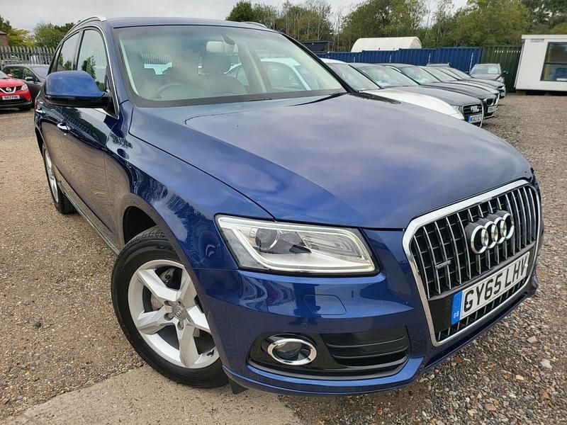 Blue Used 2015 Audi Q5 SUV | £9,995 (Good price) - Image 1/4