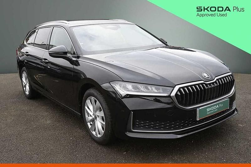 Used Skoda Superb SE Technology 110 HP (80 kW) 2024 Midnight black metallic Estate