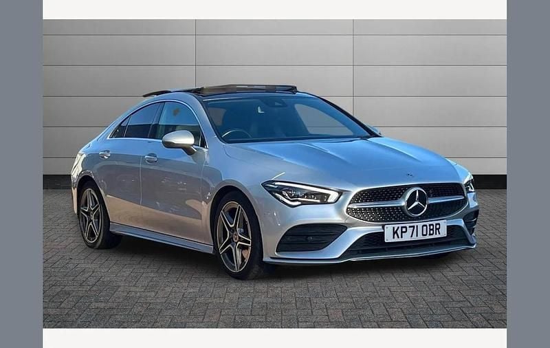 Silver Used 2021 Mercedes 220 AMG Line Premium Plus Coupe | £23,295 (Fair price) - Image 1/2