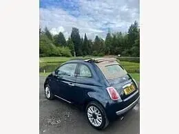 Used Fiat 500 Lounge 2015 Blue Cabriolet