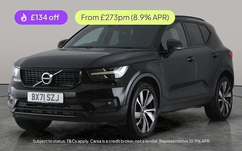 Black Used 2021 Volvo XC40 R-Design Pro SUV | £18,019 (Good price) - Image 1/3