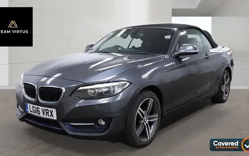 Used BMW 218 Sport Line 136 HP (100 kW) 2016 Cabriolet