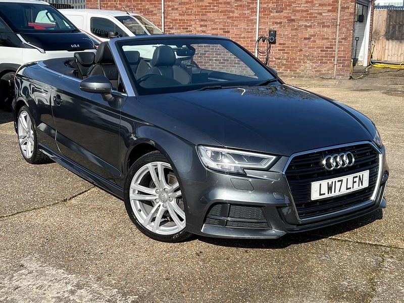 Used Audi A3 Cabriolet S-Line 147 HP (108 kW) 2017 Grey Cabriolet