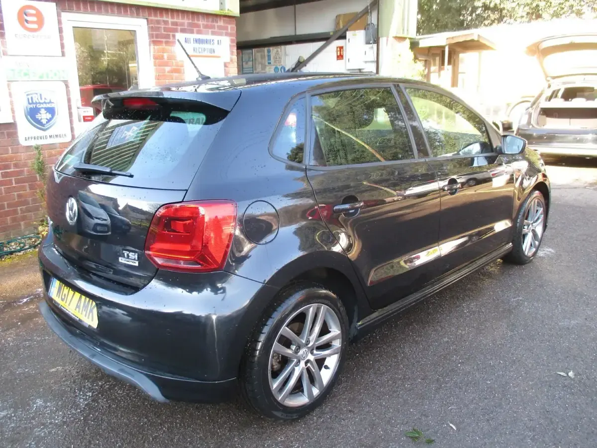 Used VW Polo R-line 2017 Black Hatchback