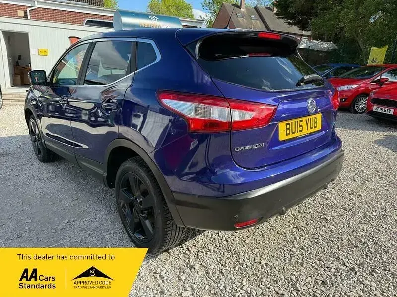 Used Nissan Qashqai N-TEC 110 HP (80 kW) 2015 Blue SUV