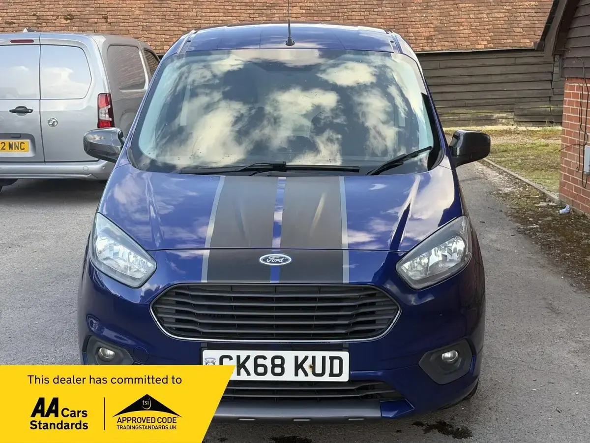 Used Ford Transit Sport 100 HP (73 kW) 2018 Blue Van