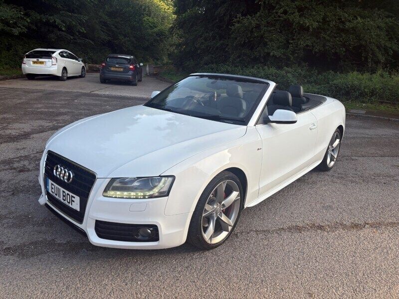 White Used 2011 Audi A5 Cabriolet S-Line Cabriolet | £4,999 (Good price) - Image 1/4