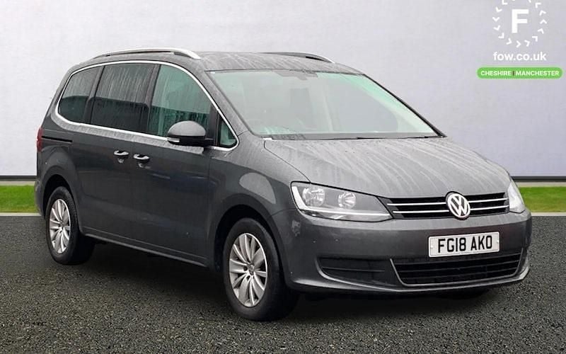 Grey Used 2017 VW Sharan SE MPV | £16,499 (Fair price) - Image 1/3