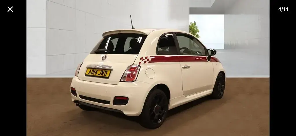 Used Fiat 500 S 105 HP (77 kW) 2015 White Hatchback